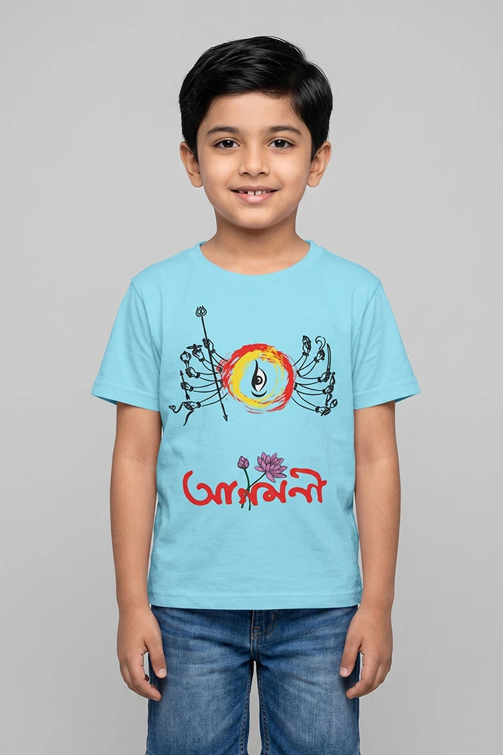 Kids T-Shirt Durga Agomoni
