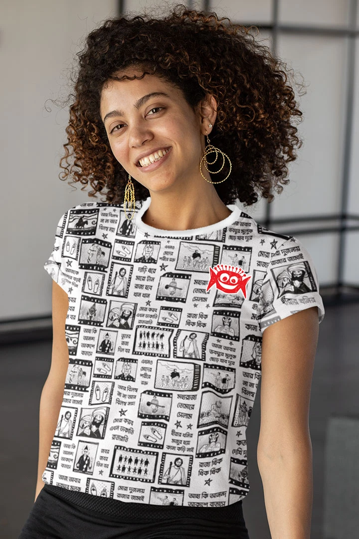 Bengali graphic design inspired by the iconic Gupi Bagha series