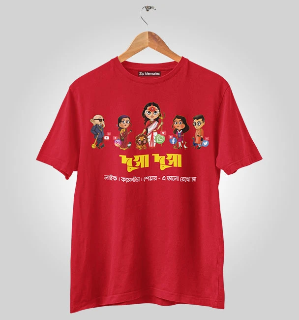 T-shirt Social Durga Maa