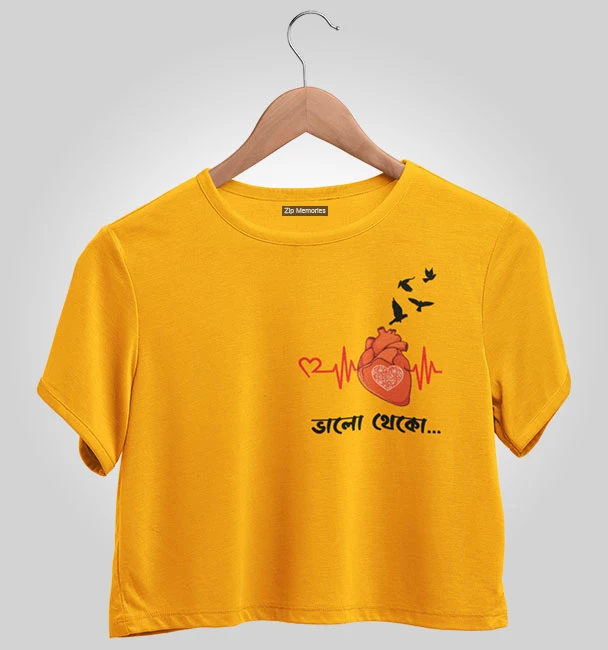 Cactus Merch Crop Top Bhalo Theko