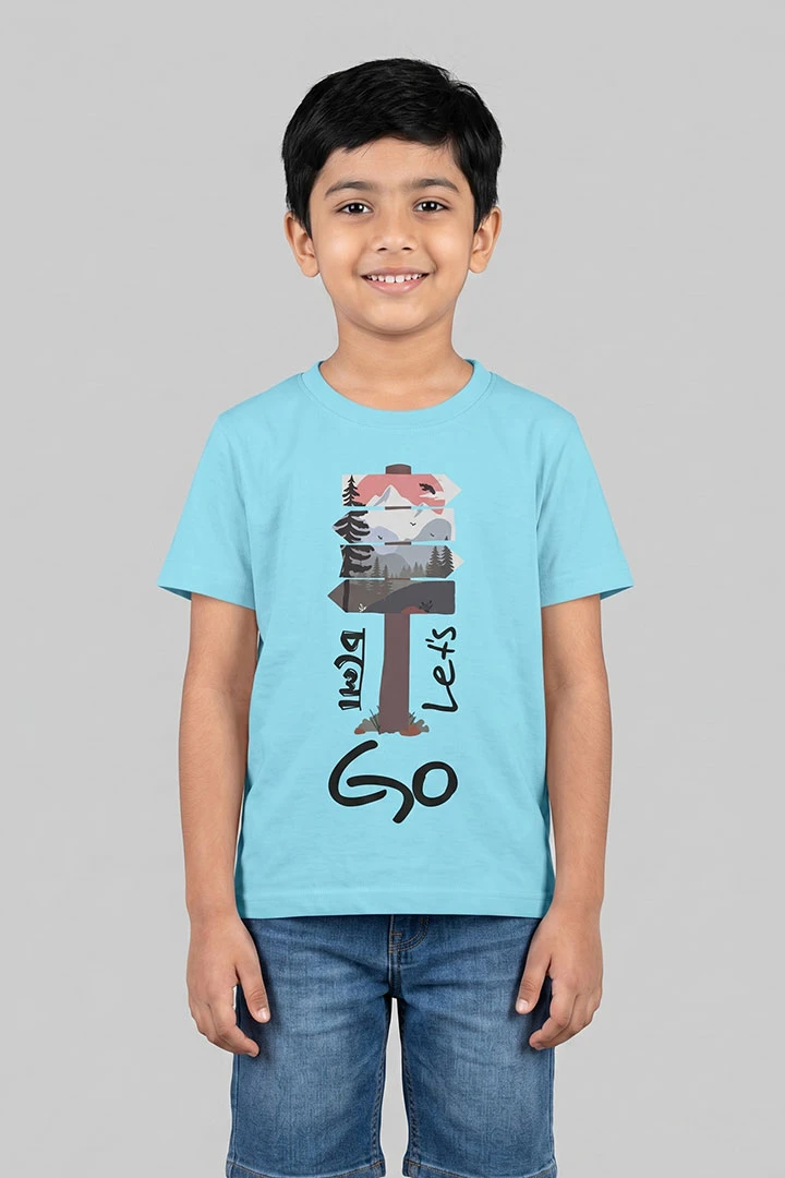 Kids T-Shirt Lets Go