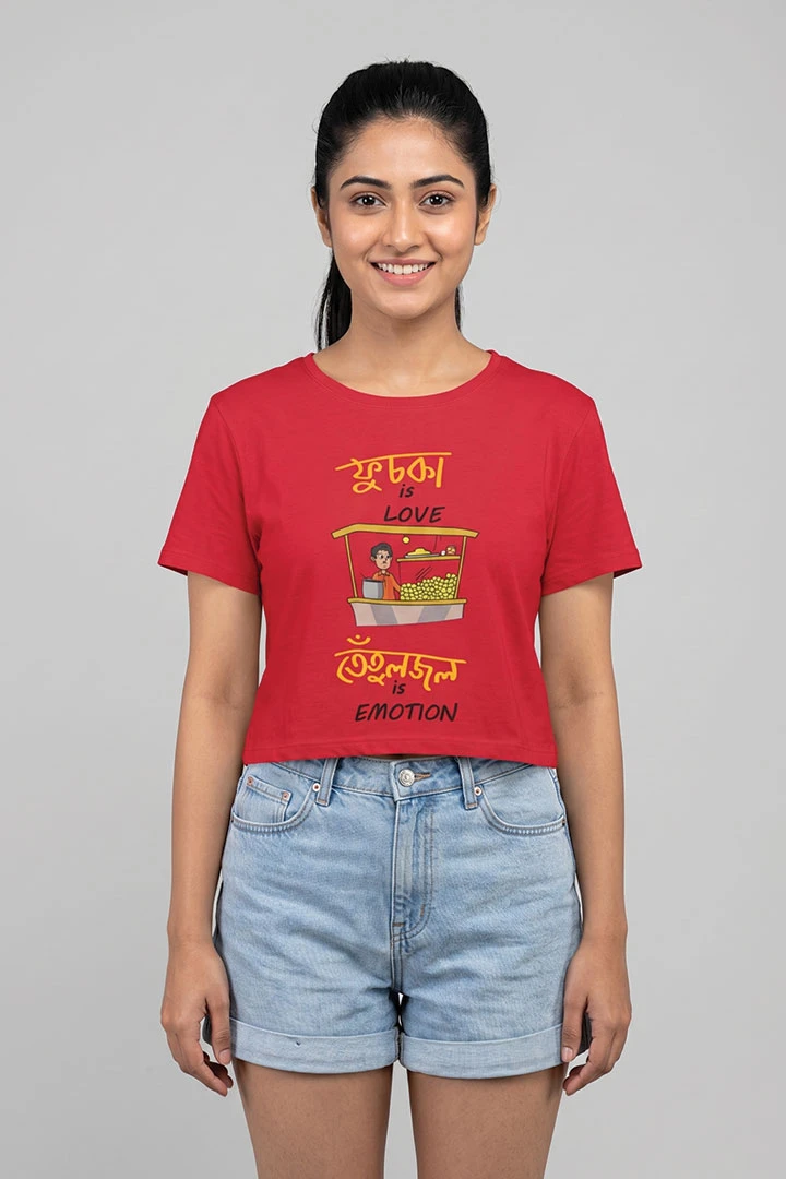 Crop Top Fuchka Is Love