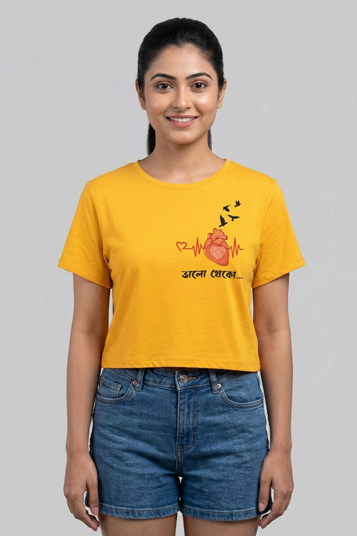 Cactus Merch Crop Top Bhalo Theko