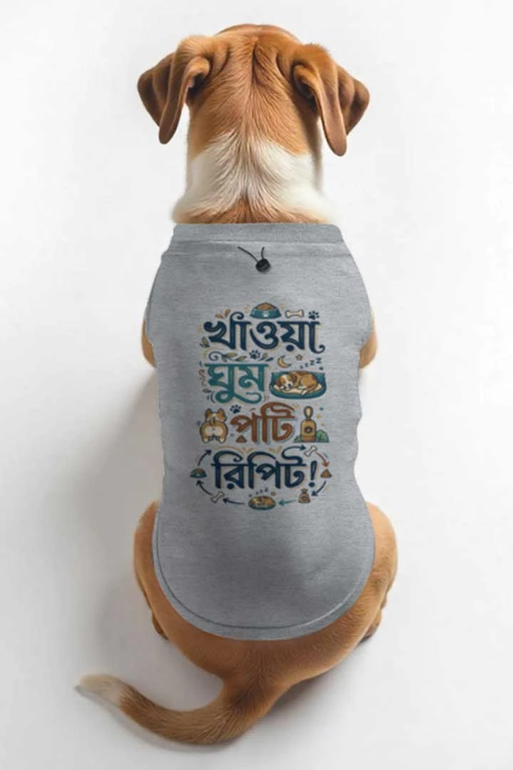 Dog T-shirt Eat Sleep Poop Repeat