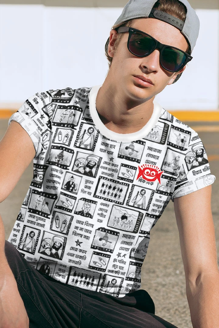 T-shirt Gupi Bagha Series AOP